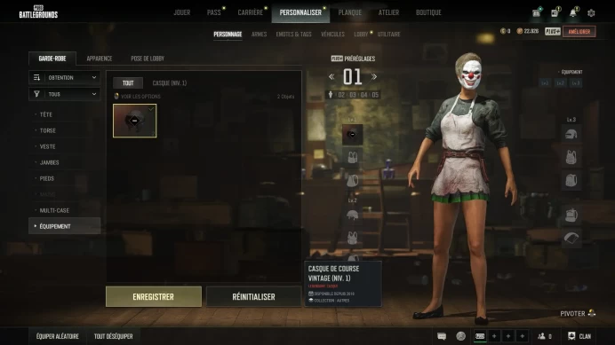 [Code 9203] OG PUBG Account: 2018 Scar-L 1st Anniversary + Killer Clown Mask + Vintage Parachute Collection