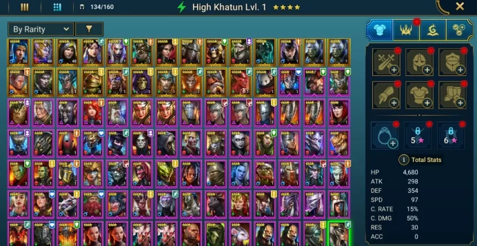 Starter acc with Shu-Zhen : 84k energy / 53 mln coins / Lord Shazar, Astralith, Arix, Ninja + 19 Login Legendaries / Demytha, Aniri