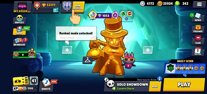 [Code 9207] Level 247 / 53k Trophy + 219 Skins / Very Cheap