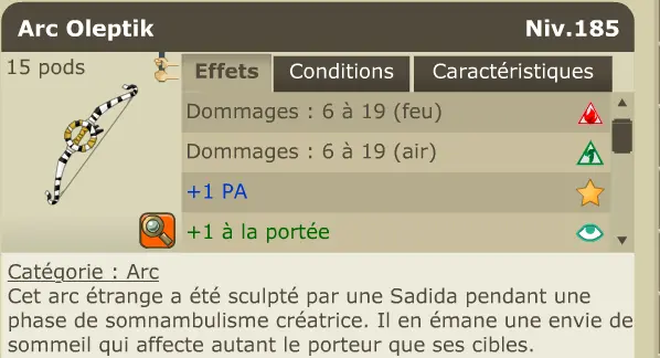 Fallanster :  Arc exo pa + 30 parcho de sort