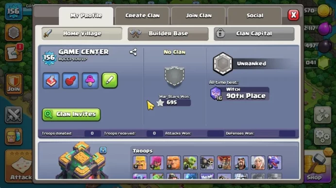 TH 14 - BH 9|Limited Skin|LV 156|HH 8|BK 67,AQ 75,GW 28,MP 53,RC 24 + 1K GEMS|CN ON|Protect ON|TAKE MAIL(COC1920)