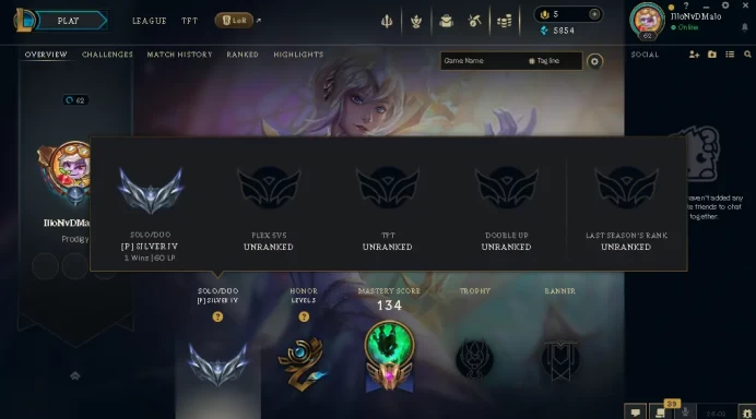 EUW / SILVER 4(60LP) %100WR/ 44 Champ / 10 Good Skins(1 Ultimate, 1Legendary, 4 Epic) / 5.8K BE / S7 ACC / FULL ACCES / HANDMADE / CHEAP