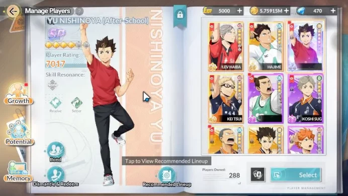 SEA Lvl 27|Starter 1 SP [Yu Nishinoya+Memo] 5 SSR[Tanaka,Kei,Lev Haiba,Hajime] |Log Google|CheckSS(HFH973)