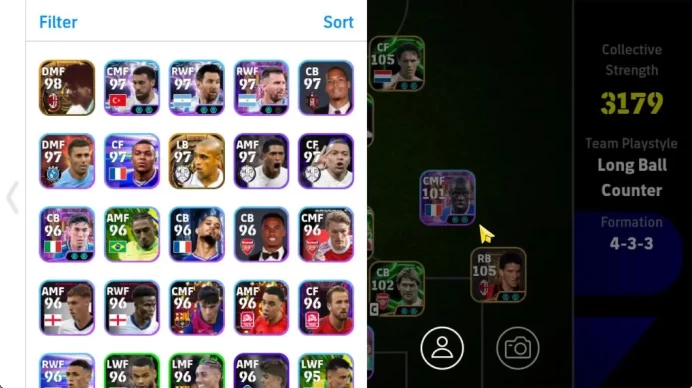 Mobile(F.Rijkaard,Roberto Carlos,El-Hadji Diouf)Big Time,Long-Reach Tackle Christian Panucci,Fortress G Kante|TakeEmail|(EF1190)