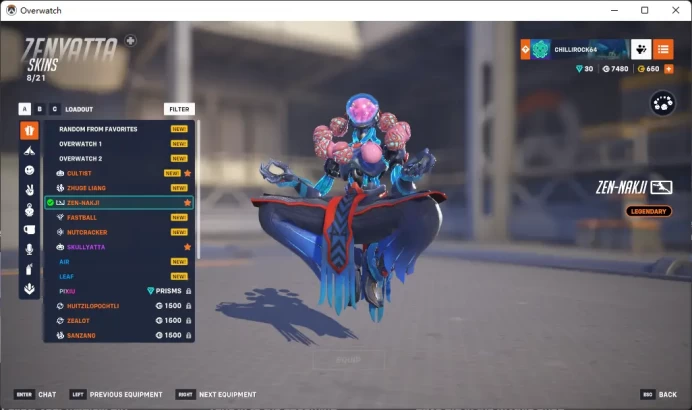 ZEN-NAKJI / ZENYATTA / MERCY /  Full Mail Access / see the picture / Please Read Description / zstil