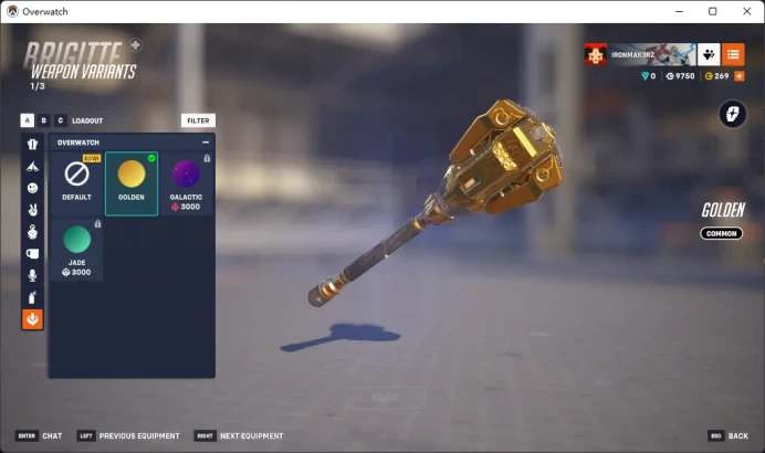 6 Gold Weapons / Full Mail Access / see the picture / Please Read Description / lrih