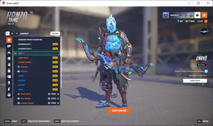 /GENJI / 2018 PACIFIC ALL-STARS / HANZO / ONRYO / Full Mail Access / see the picture / Please Read Description / esdn