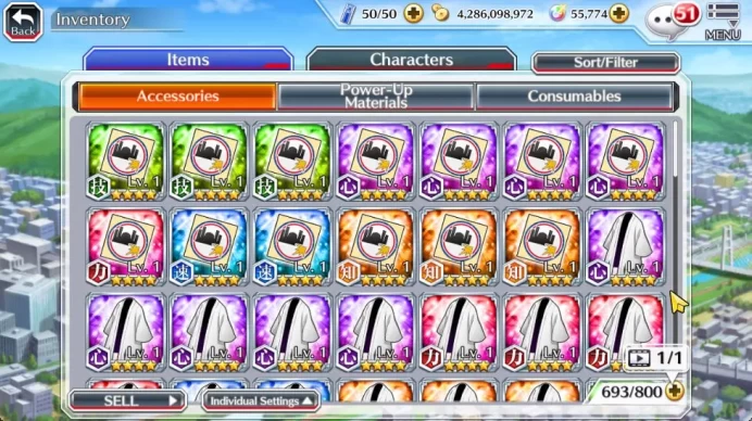 [GLOBAL]55K Orbs+BP 1M|10th Rukia,BTW (Noel,Niny),Renewd (Ichigo,Byakuya,Aizen),Crescent Ulquiora,Etc|Klab ID(BBS2212)