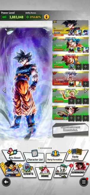 D881-IOS+Android-Level 94+UL Goku Uis 12 Red Star+31 Legends+Story Available Farm CC+Vegito Green+Goku Black+Vegeta Saga+Cabba+God Goku