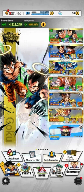 D883-IOS+Android-Nice Team Fusions+5 UL(Vegito+Gogeta)+26 Legends Limited+Vip Equipment+New Fusion Goku and Vegeta Full Red Star+Good Zenkai