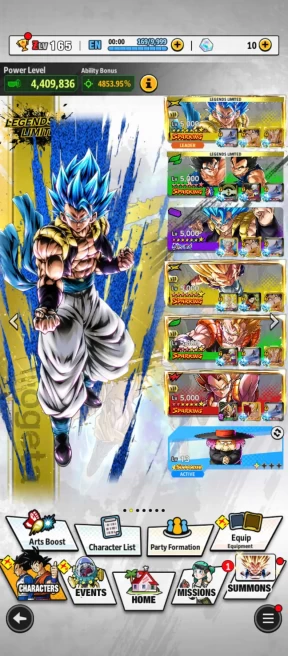 D883-IOS+Android-Nice Team Fusions+5 UL(Vegito+Gogeta)+26 Legends Limited+Vip Equipment+New Fusion Goku and Vegeta Full Red Star+Good Zenkai