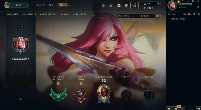 EUW -(S16) EMERALD 4 %56WR - 30 Champ - 5 Good Skins(1 Legendary, 3 Epic) - 9.1K BE - S14 ACC - FULL ACCES - CHEAP