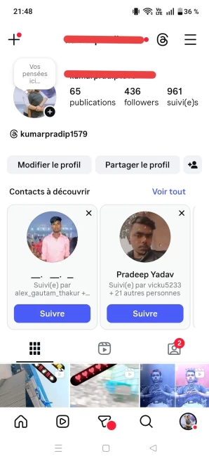 [Code 9236] 436 Followers + 65 Post / Real Followers