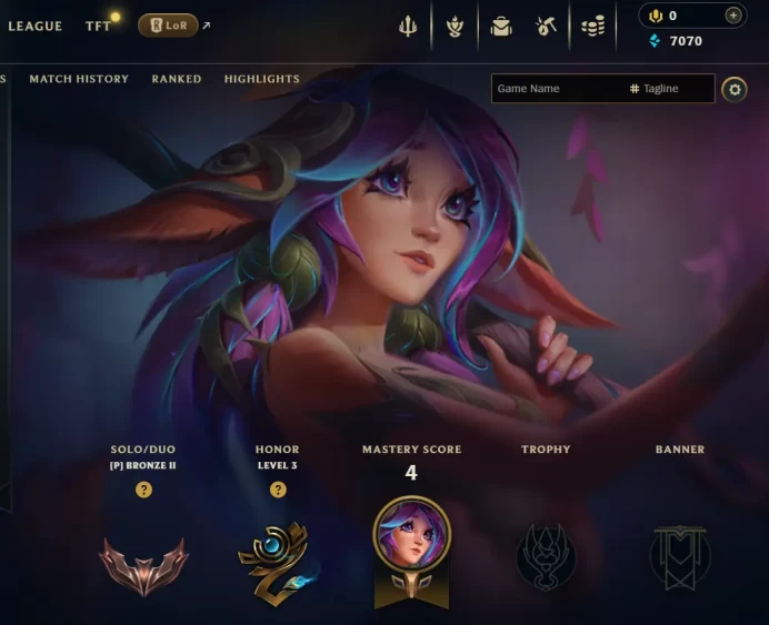 [EUW] S16! - SPLIT 1- Bronze 2  - 0 win 1 lose - 7K BE - Ranked Ready - Unverified Email