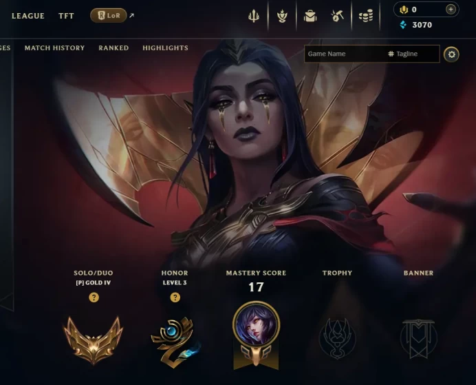[EUW] S16! - SPLIT 1- Gold 4 - 0 win 1 lose - 3K BE