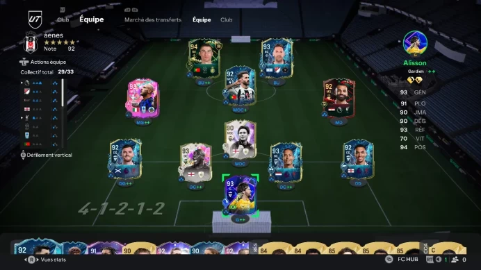 [Code 9241] [EA FC25 304 Hours] Ultimate Squad Showcase: 94 Ronaldo & 93 Messi | Top-Tier Defense"