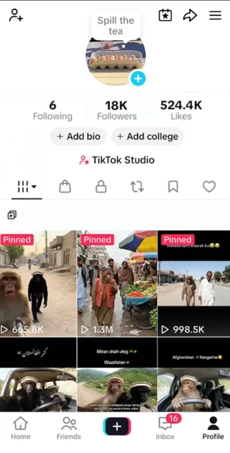 Instanly Delivery/ Monetized 18K Real Followers+524K Real Likes Account/ Creator Rewards Program Activated/ Full Access