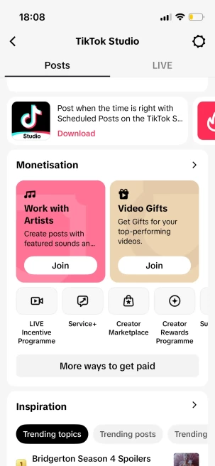 Instanly Delivery/ Monetized 14K Followers+50K Likes Account/ Creator Rewards Program Activated/ Live Stream/ Full Access