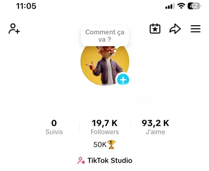 FR France| Account 19.7K Real Followers /Creator Rewards Program Active/93.2K Real Likes/ Email Include