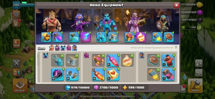SPECIAL TH 16 , VERY CHEAP , FULL MAGIC , SKIN HERO , please check all pictures (b3)