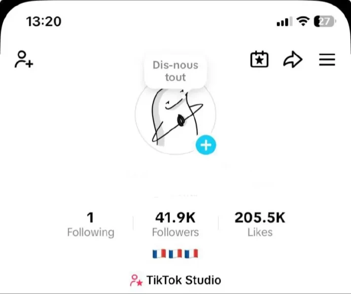 FR France| Account 41.9K Real Followers /Creator Rewards Program Active/205.5K Real Likes/ Email Include