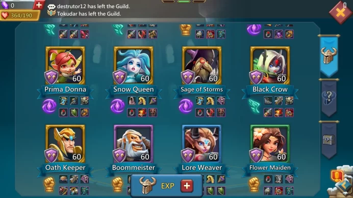LORD1234 | T5 Max Migrate to 1650 - ATK Mix 600+ - Champs Gold - Cup Gold - Pet 5 - Troop Mana Lv1 - 23M Troops
