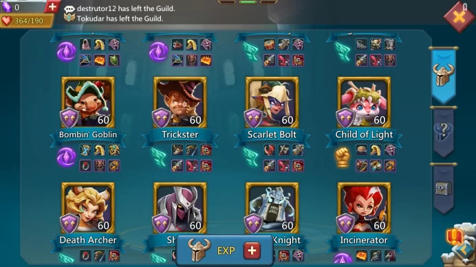 LORD1234 | T5 Max Migrate to 1650 - ATK Mix 600+ - Champs Gold - Cup Gold - Pet 5 - Troop Mana Lv1 - 23M Troops