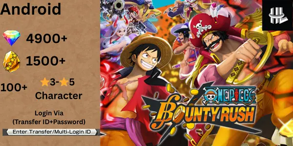[Global-Android] 4900+ Diamonds | 1500+ Gold Fragments | 100+ 3-5 Star Character | Instant Delivery | See Description