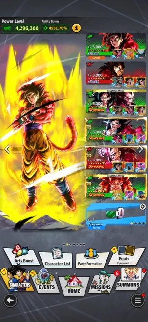 D885-IOS+Android-4 UL(SS4 Goku Full Red Star+SS4 Vegeta)+Good Team GT PVP+27 Legends+Good Equipment+SS4 Gogeta Zenkai+SS4 Goku Zenkai+Goku Mini