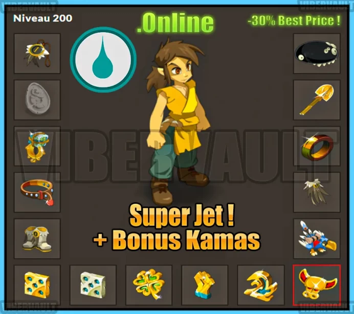 [Kelerog] Pano LVL 200 Chance Super jet + Bonus Kamas / Echange Safe 100%