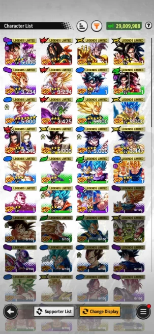 D886-IOS+Android-4 UL(SS4 Goku+SS4 Vegeta)+Good Team+23 Legends Limited+Good Equipment+SS2 Gohan+SS3 Vegeta+Goku Uis+Goku Black+Namek Goku