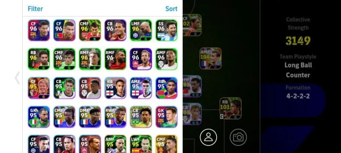Coins 887 - GP 25996830 - Players 411 - Global - Android/IOS - Konami Linked - Code1060