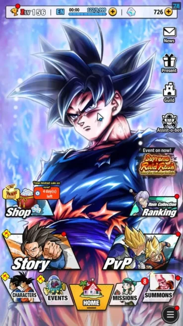 306M Total Power|LV156|5UL+ 24LL|Ultimate Gohan BU Super,SS Goku,SS GOD Gogeta,Majin Vegeta,UL sign Goku|Android|CheckSS(DBL968)