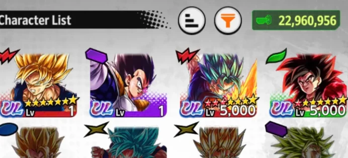 D889-IOS+Android-4 UL(SS4 Goku+Vegito Blue)+22 Legends Limited+SS2 Gohan+Zamasu Red+Rose+Goku Black+Goku Yellow+Zamasu Zenkai+Demon King Piccolo