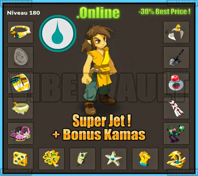 [Tiliwan] Pano Chance LVL 161-180 Super jet + Bonus Kamas / Echange Safe 100%