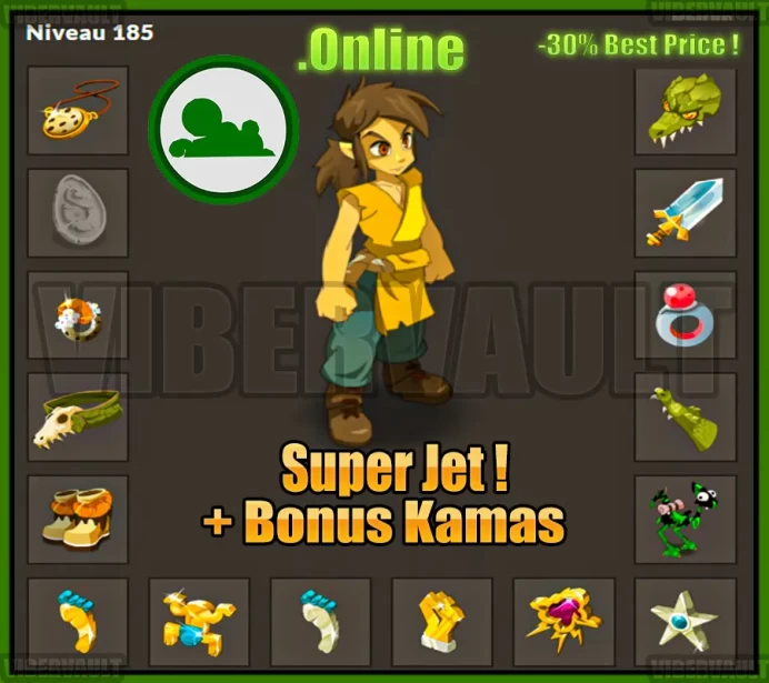 [Kelerog] Pano Agilite LVL 164-180 Super jet + Bonus Kamas / Echange Safe 100%