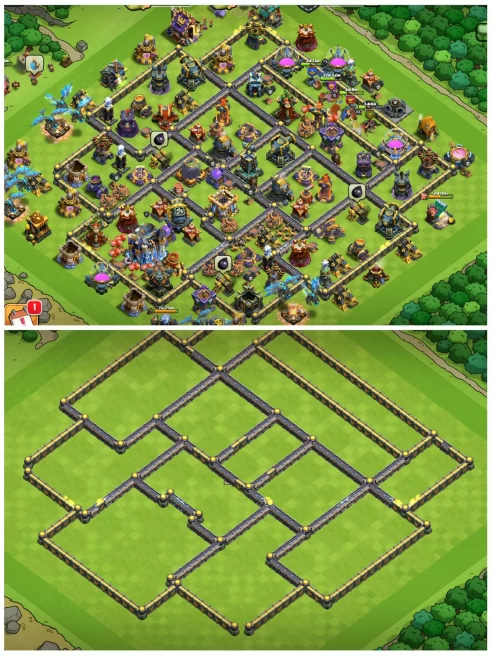 [Th18 Max Wall]||Heros:81-80-51-43-36||6 Epic Equipment 3 Epic Max||5 Skins||Lot Of Magic Iteams||Exp:197