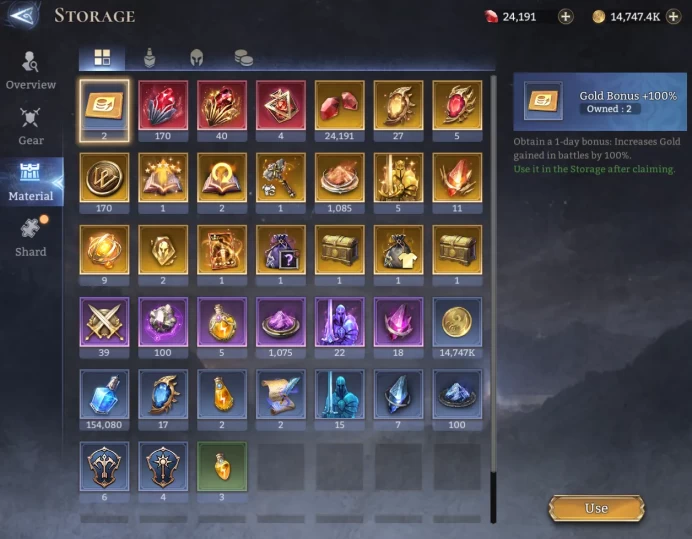 TOP START - Orim Crach Ghan Kineza x2 \ 47000 Energy \ 24000 Gem \ 27 gold summ \ 5 ancient \ 17 rare \ Prime Pick !