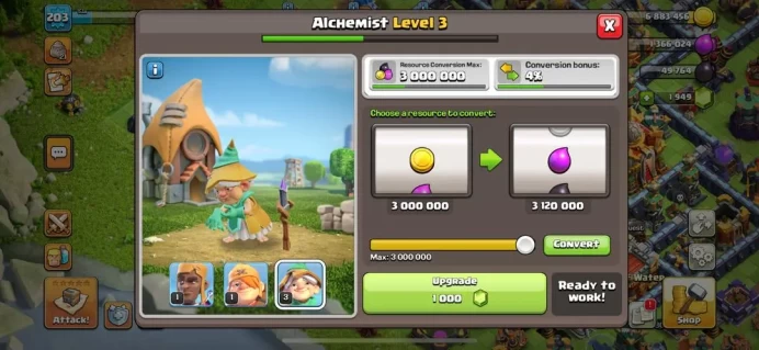 FRANCE LOCAL , TH 16 , SPECIAL MAGIC , CH NAME 500 , EPIC EQUIPMENT, (196)