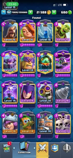 SPECIAL OFFER KT 15 MAX , FULL TOWER , SPECIAL EMOTE , FUUL EVO & HERO (198)