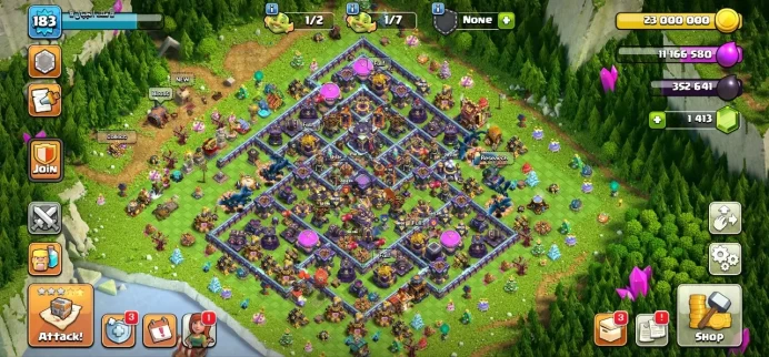 TH 15 Full Max, 10 Equipment Epic, Hero Max, Defense Max, Wall Max, 5 Hero Skin, 400 League Medal