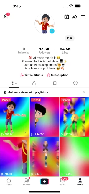 AI Monetized Account Creator Rewards Program Active | 13k Real Followers 84k Likes | Real Screenshots + Full Access + Account in Good Standing