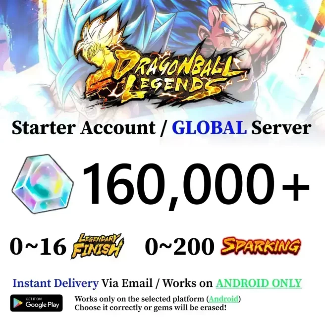 Android 160,000+ Chrono Crystal Accounts - Automatic Delivery - Bandai ID Login