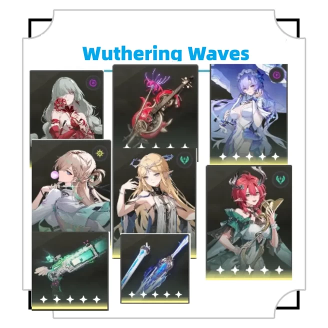 Americas|lv45|PHROLOVA+weapons+LYNAE+weapons+CARTETHYIA+weapons+CIACCONA+VERINA | Random 4 stars |Fast deliveryThe novice pool is not used