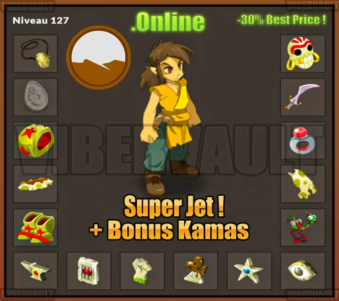 [Kelerog] Pano Force LVL 120-127 Super jet + Bonus Kamas / Echange Safe 100%