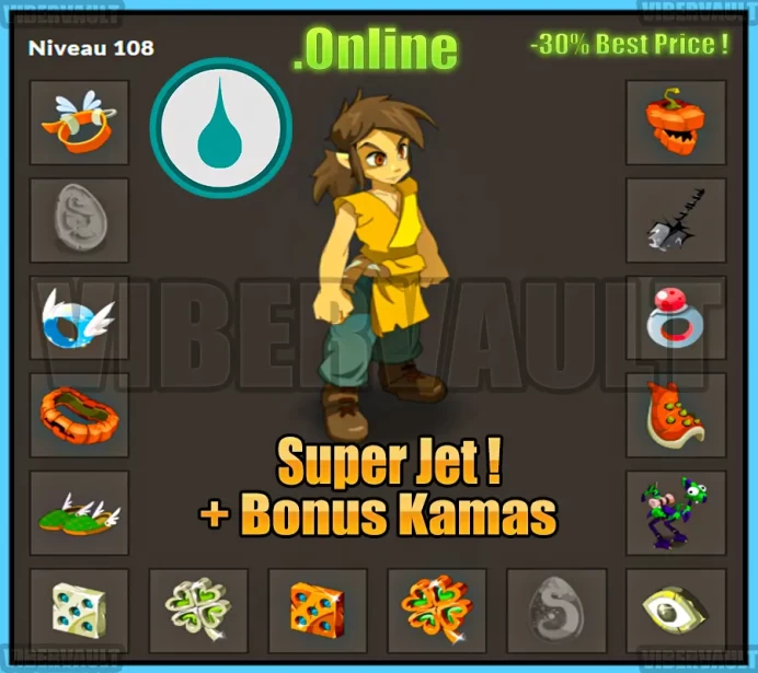 [Kelerog] Pano Chance LVL 100-108 Super jet + Bonus Kamas / Echange Safe 100%