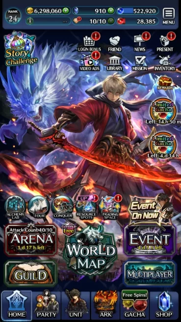 GLOBAL Rank 24| Collab (Klaudia,Lelouch,Jeanne,Vergil,Yule Rem,Emilia) + S Mia, CBSera, 3 Kyle. etc |4UR&7LR ARK|CheckSS (LC931)