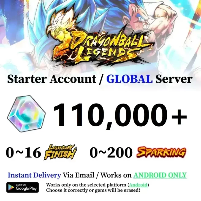 Android 110,000+ Chrono Crystal Accounts - Automatic Delivery - Bandai ID Login