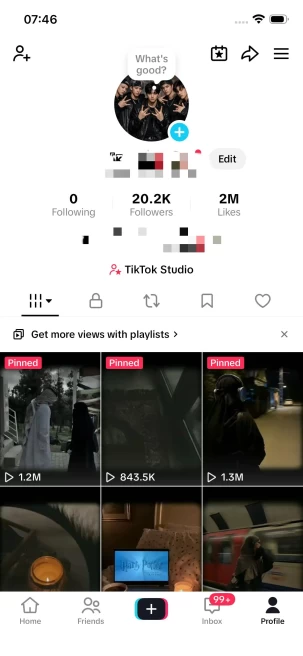 Instanly Delivery/ Monetized 20K Real Followers+2M Real Likes Account/ Creator Rewards Program Activated/ Live Stream/ Full Access