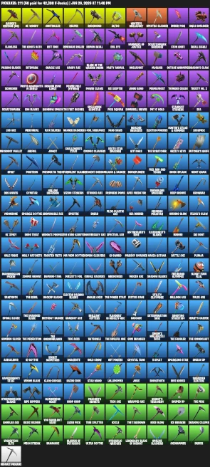 138 skins | OG STW | Og Skull Trooper | OG Raiders Revenge |